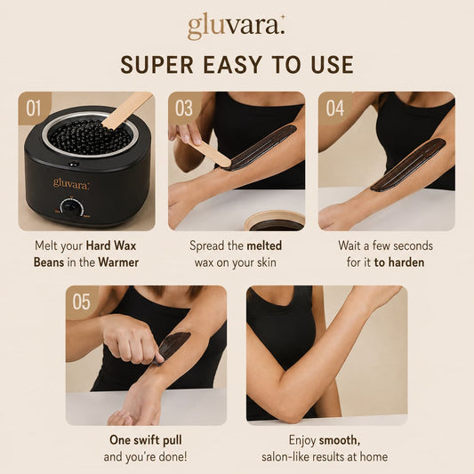 Gluvara Easy Peel Hard Wax Beans