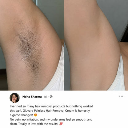 Gluvara Painless Hair Removal Cream