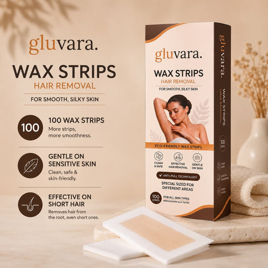 Gluvara Ready-to-Use Wax Strips