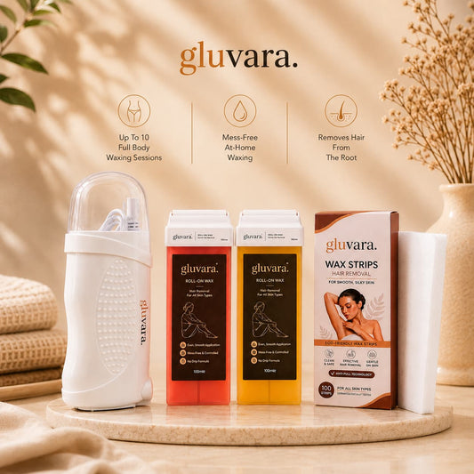 Gluvara Smooth Roll-On Wax Kit