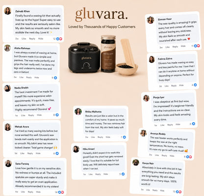 Gluvara Full Body Waxing Kit