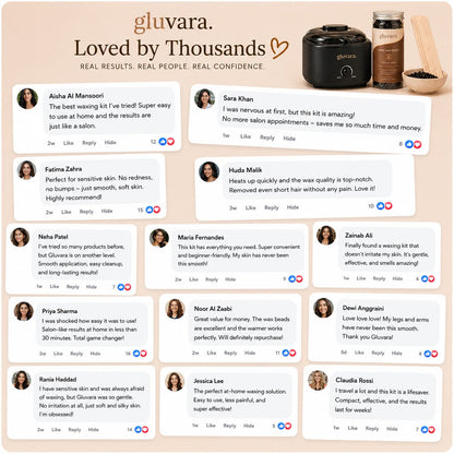 Gluvara Full Body Waxing Kit